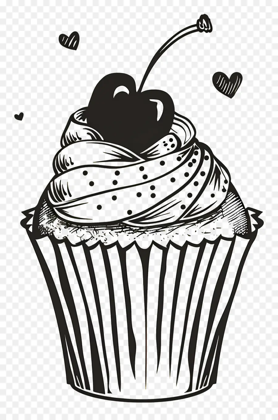 Aperçu Du Petit Gâteau，Cupcake Décoratif PNG