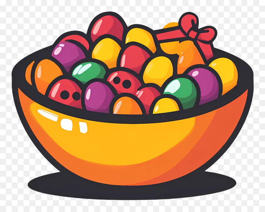 Bol De Bonbons D'halloween，Bol De Bonbons PNG