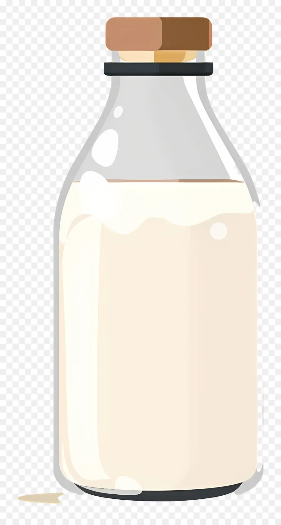 Bouteille De Lait，Laitier PNG