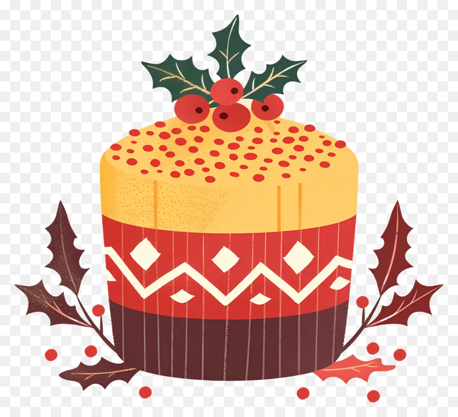 Panettone，Gâteau Décoratif PNG