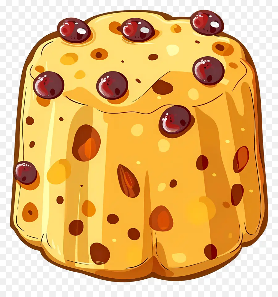 Panettone，Gâteau Aux Fruits PNG