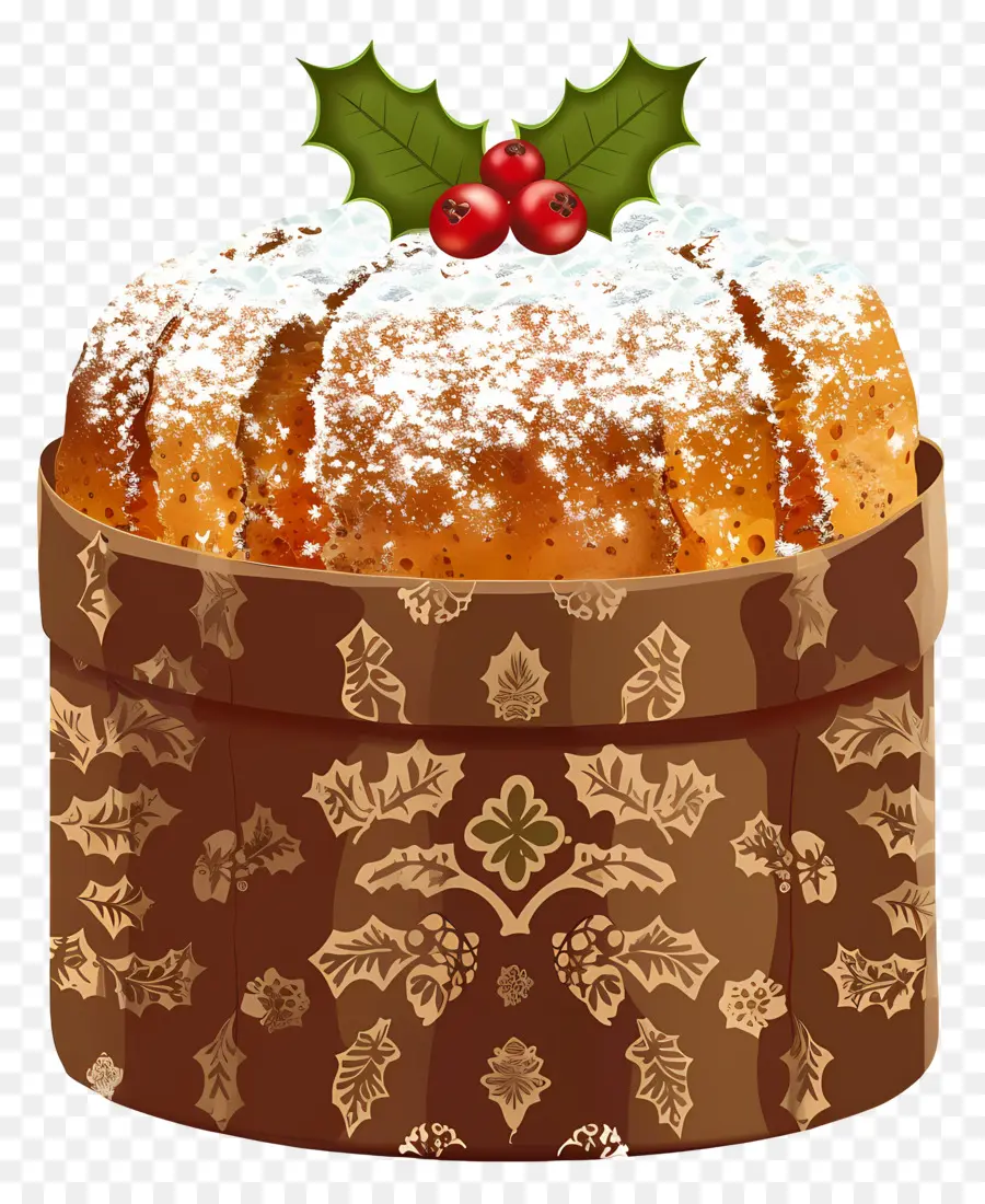 Panettone，Gâteau De Noël PNG