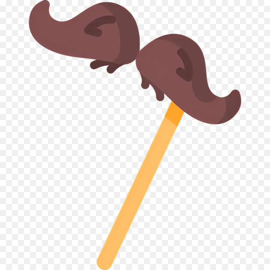 Moustache，Moustache Sur Bâton PNG