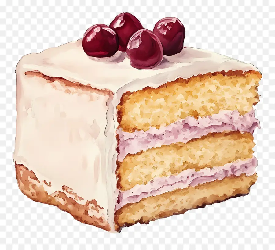 Gâteau éponge，Gâteau Aux Cerises PNG