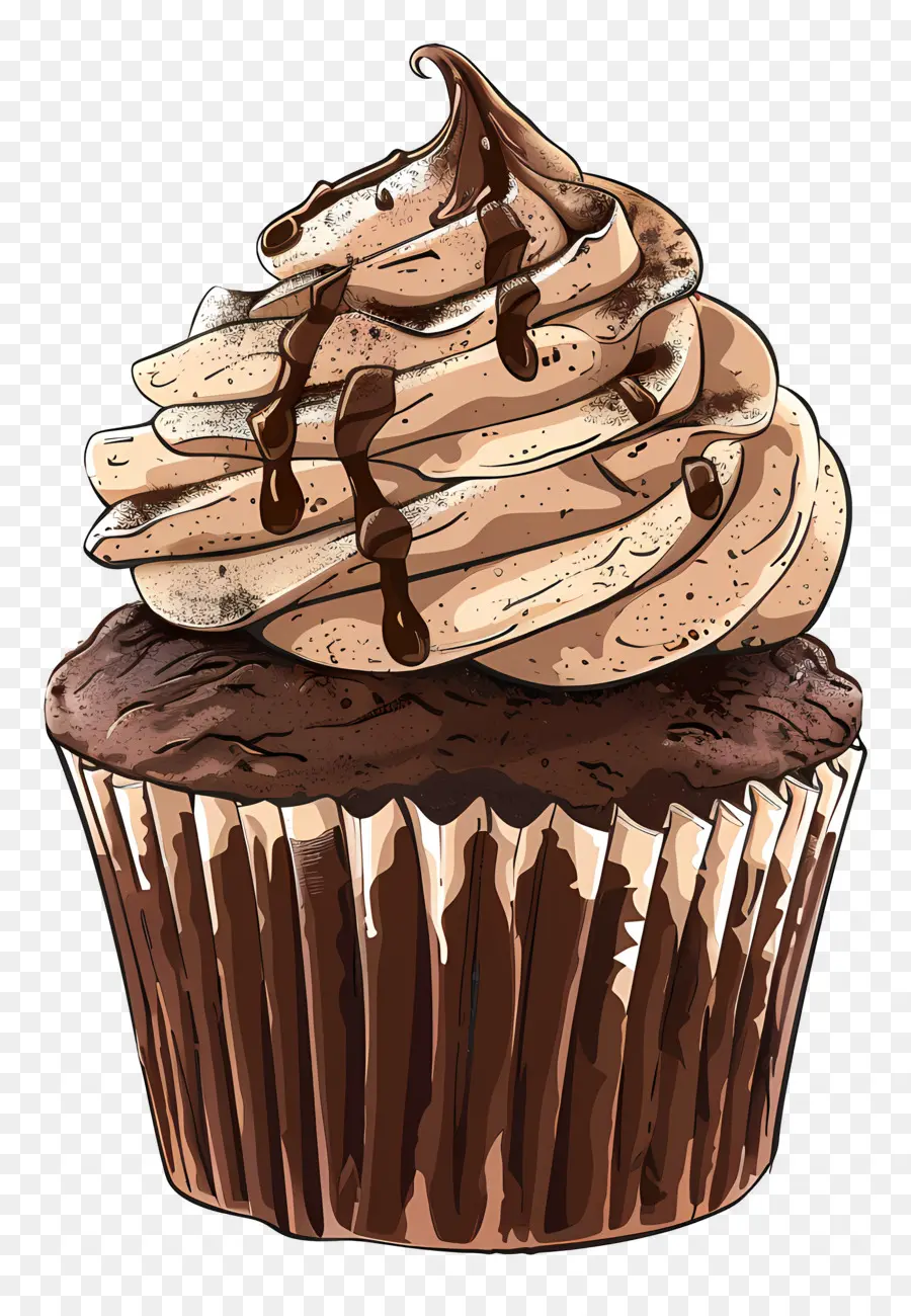 Cupcake Millésime，Petit Gâteau Au Chocolat PNG