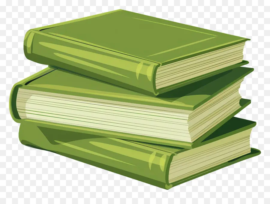 Livres Verts，Empiler PNG