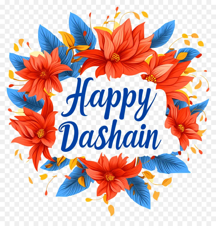 Joyeux Dashain，Fleurs PNG