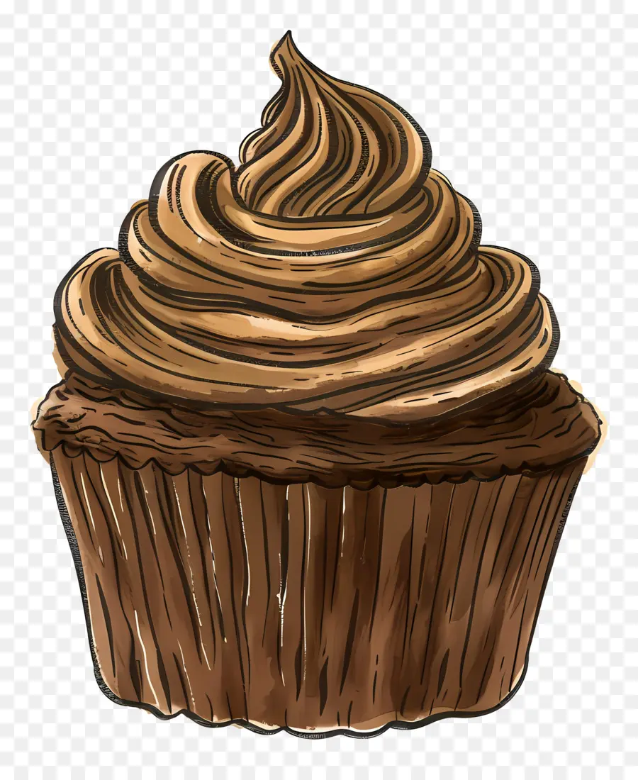 Cupcake Millésime，Petit Gâteau Au Chocolat PNG