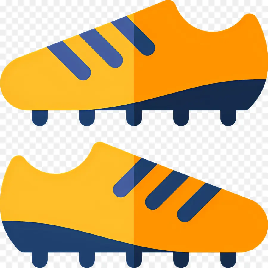 Chaussures De Football，Chaussures De Football Jaunes PNG