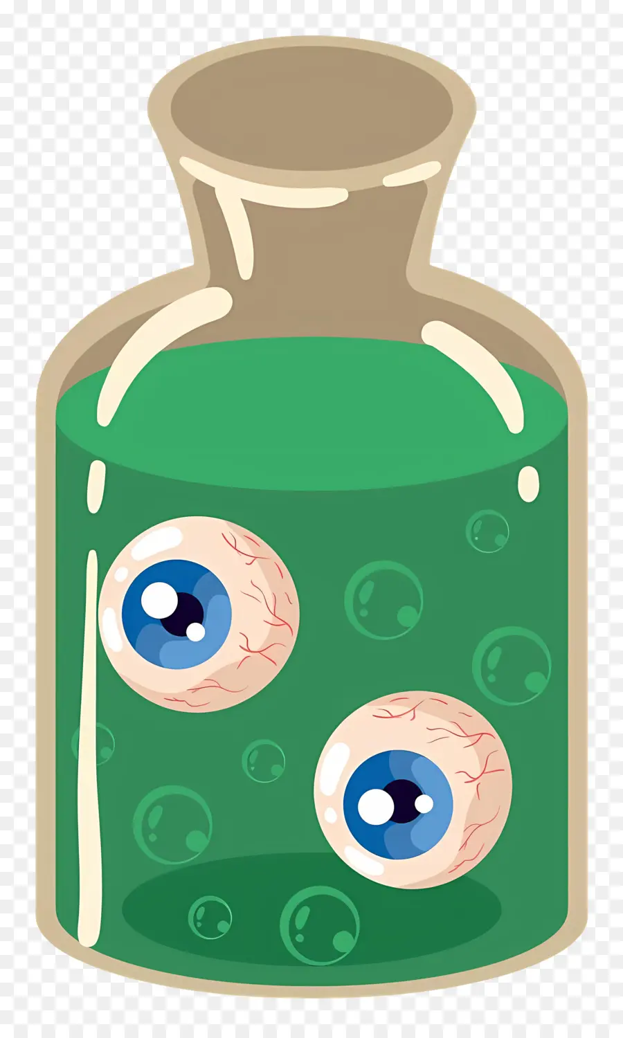 Potion D'halloween，Globes Oculaires En Pot PNG