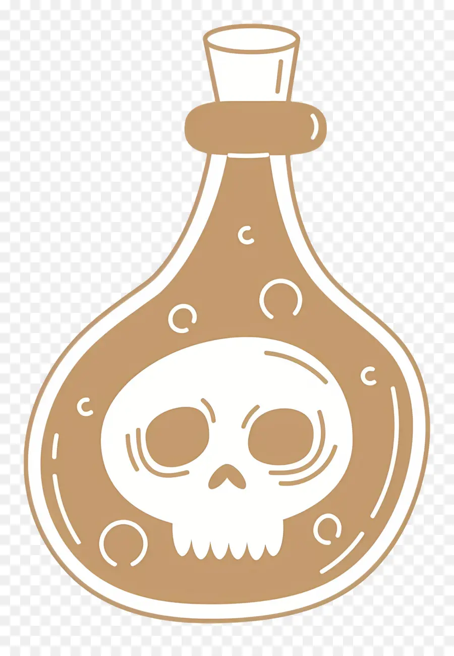 Potion D'halloween，Potion De Crâne PNG