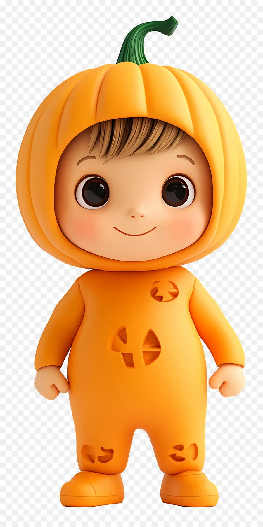 Costume D'halloween，Costume De Citrouille De Dessin Animé Pour Enfant PNG