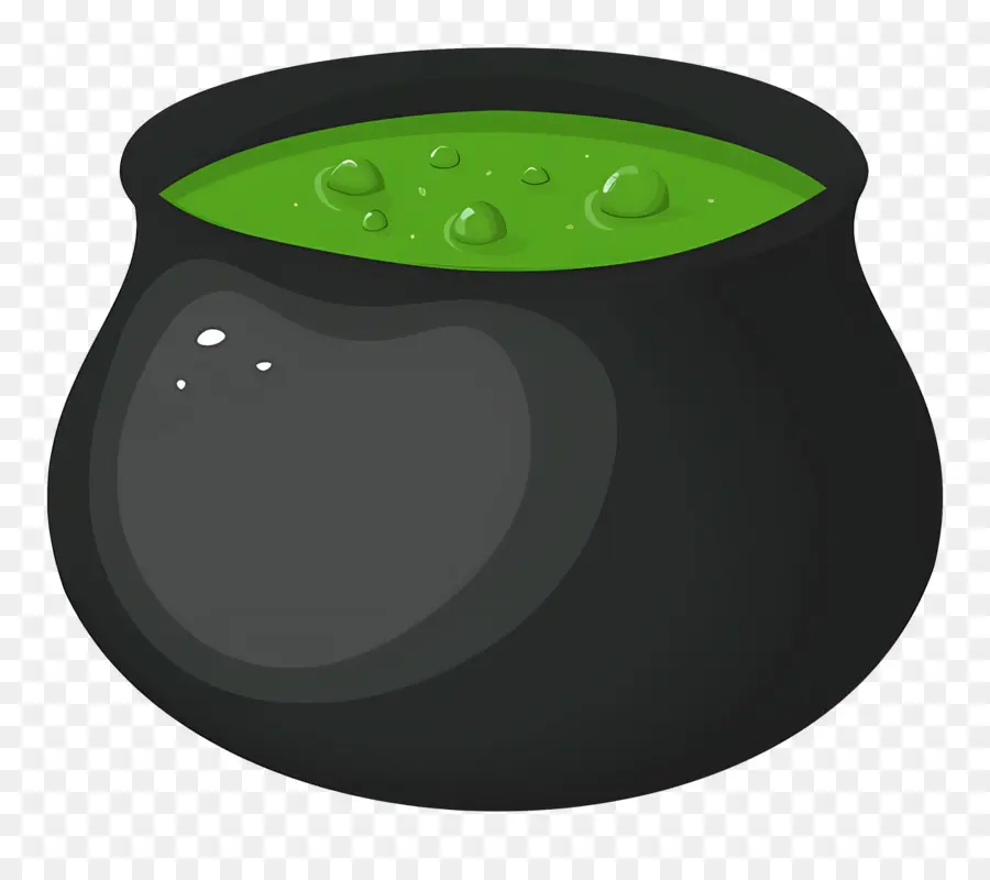 Potion D'halloween，Chaudron Noir PNG