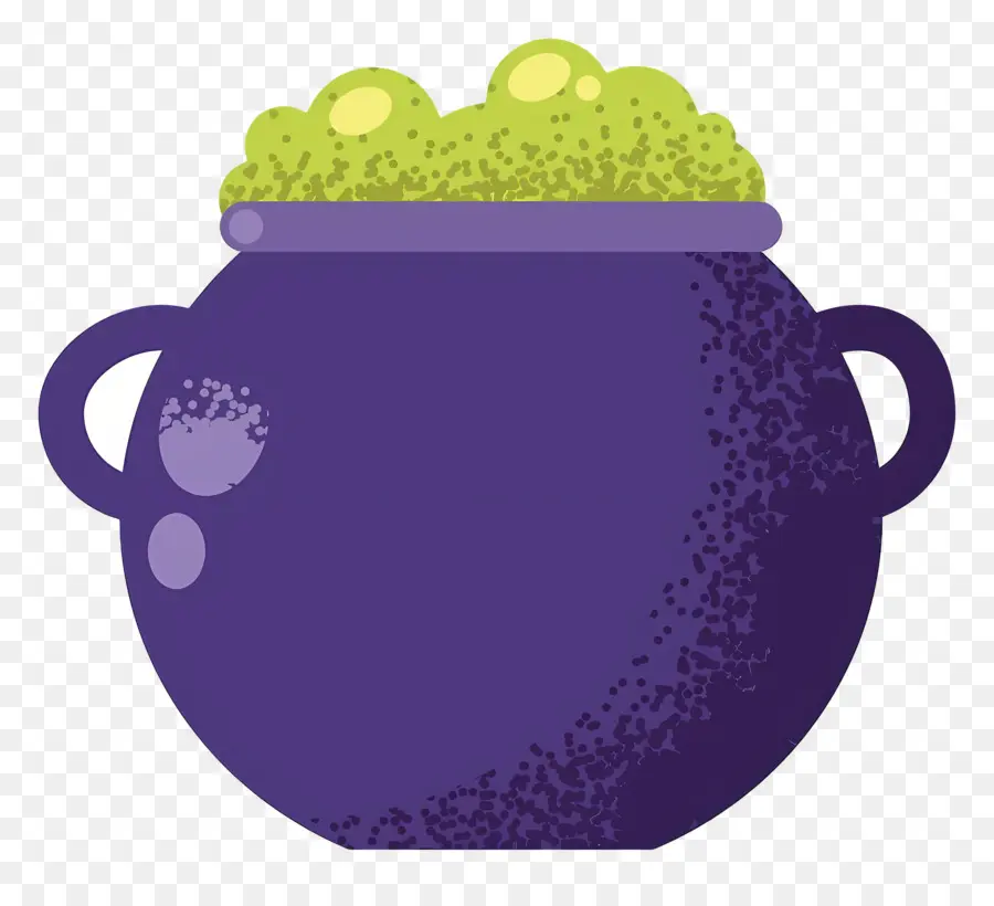 Chaudron D'halloween，Chaudron Violet PNG