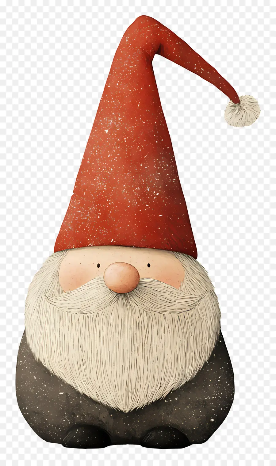 Gnome De Noël，Gnome Du Père Noël Avec Chapeau Long PNG