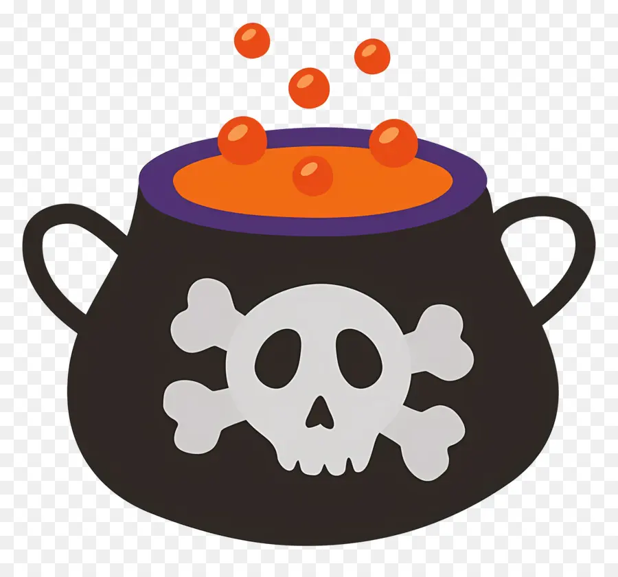 Chaudron D'halloween，Chaudron Noir PNG