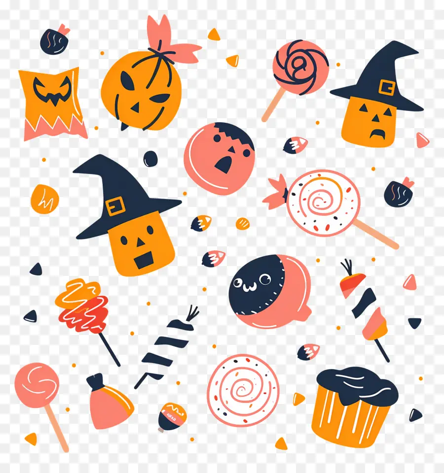 Bonbons D'halloween，Bonbons PNG