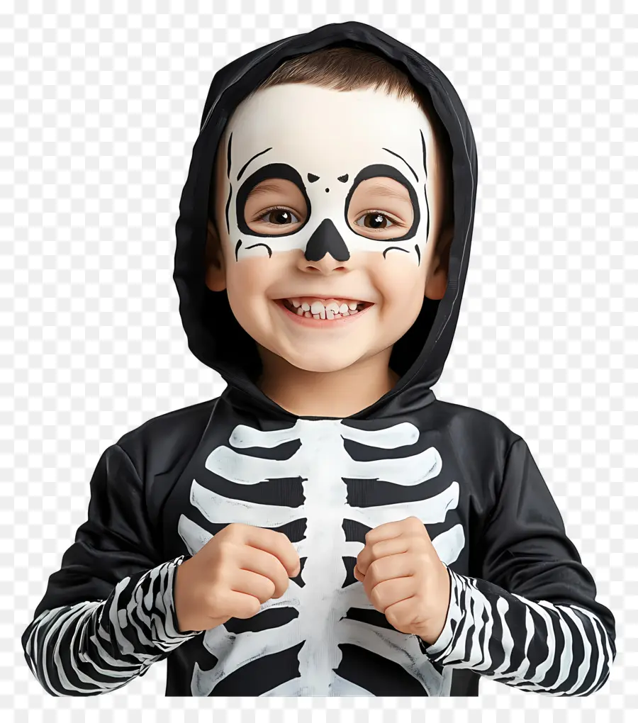 Costume D'halloween，Déguisement De Squelette PNG