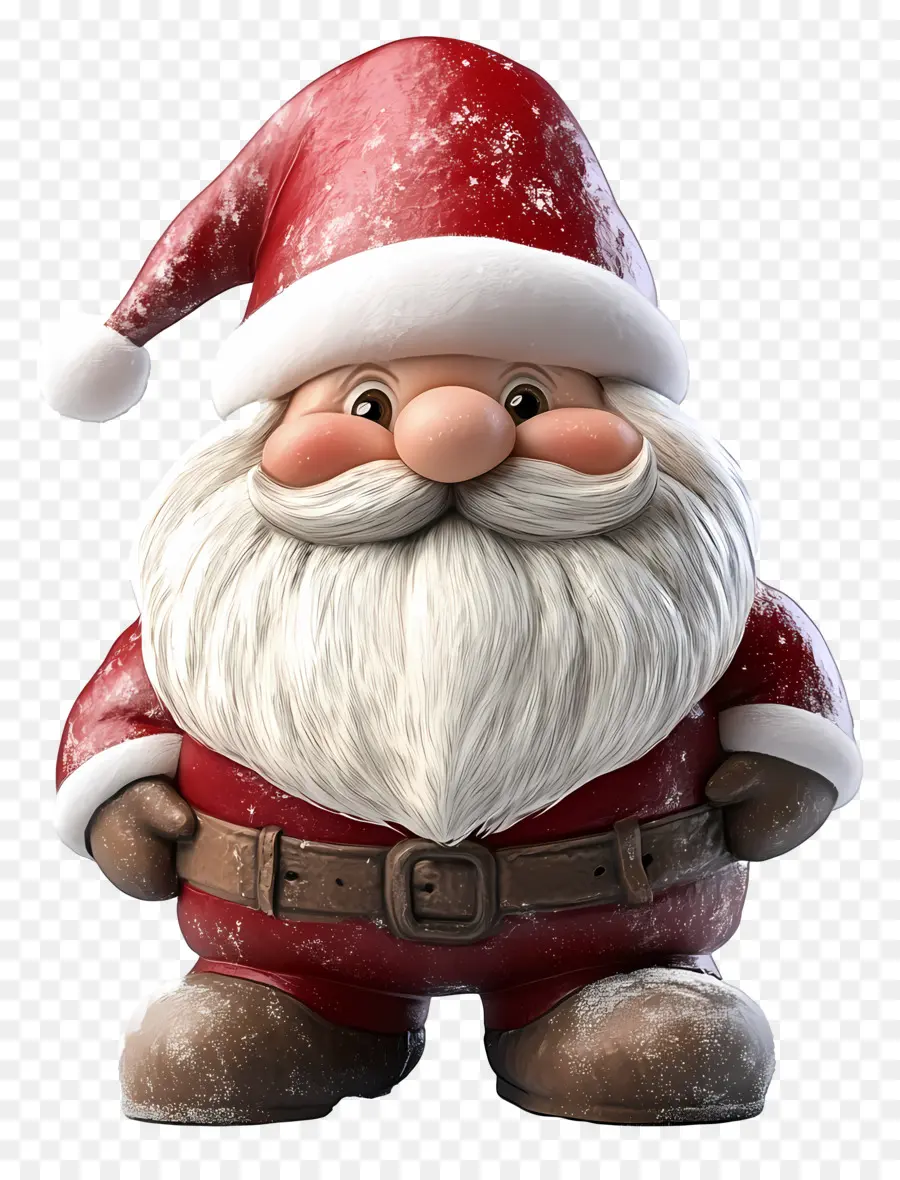 Gnome De Noël，Père Noël Gnome Avec écharpe PNG