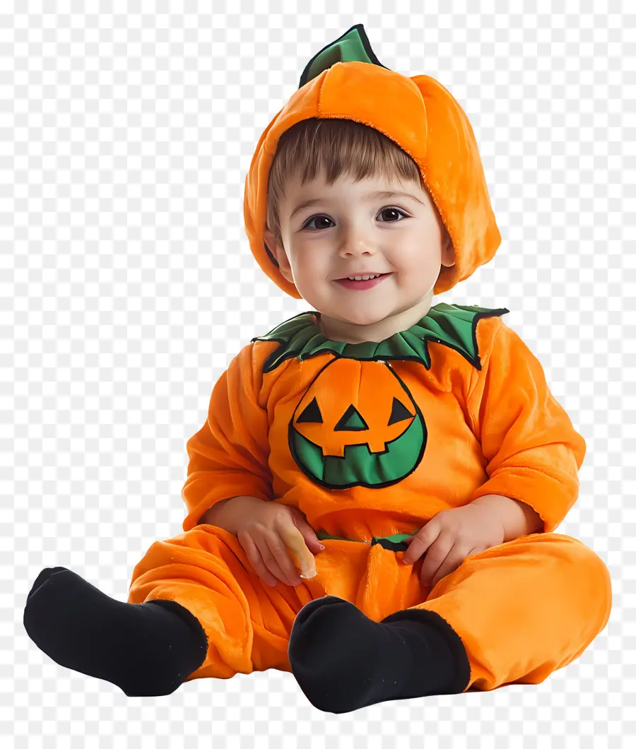 Déguisement D'halloween，Déguisement Citrouille Bébé PNG