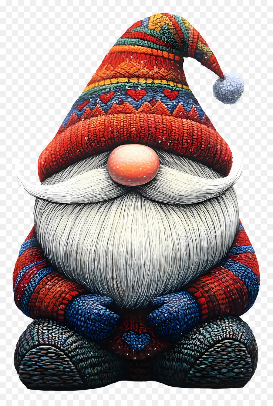 Gnome De Noël，Gnome Coloré PNG