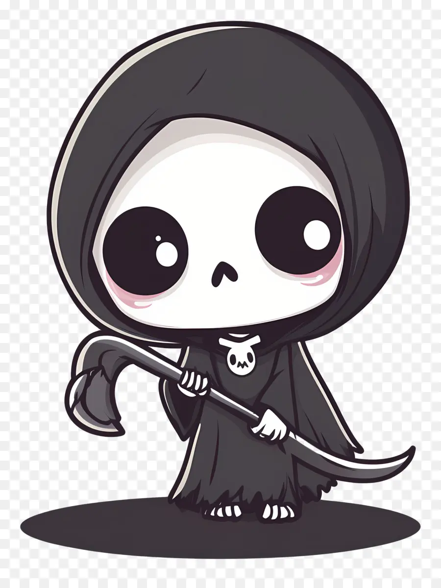 Faucheuse D'halloween，Chibi Faucheuse PNG