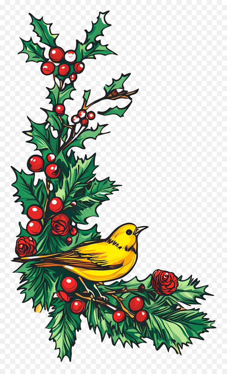 Le Coin De Noël，Décoration D'oiseau De Noël PNG