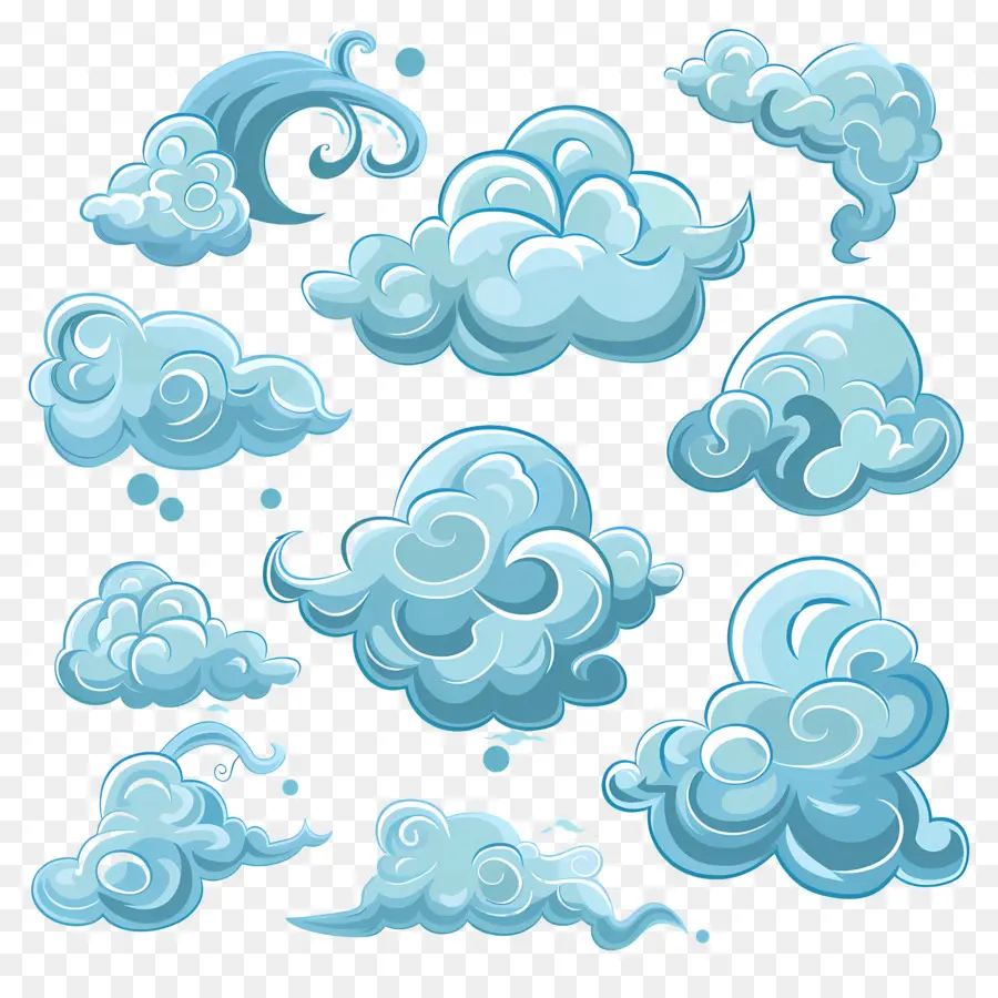 Nuages ​​bleus，Ciel PNG