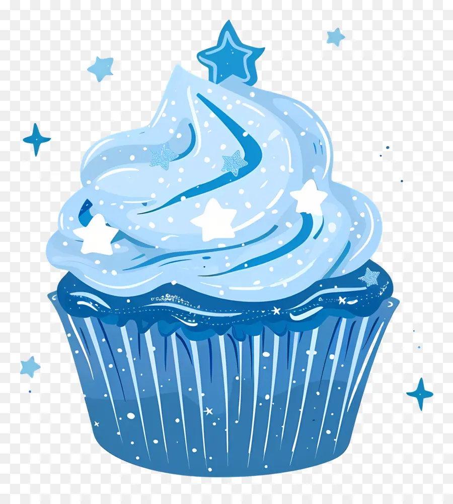 Petit Gâteau Animé，Petit Gâteau Bleu PNG