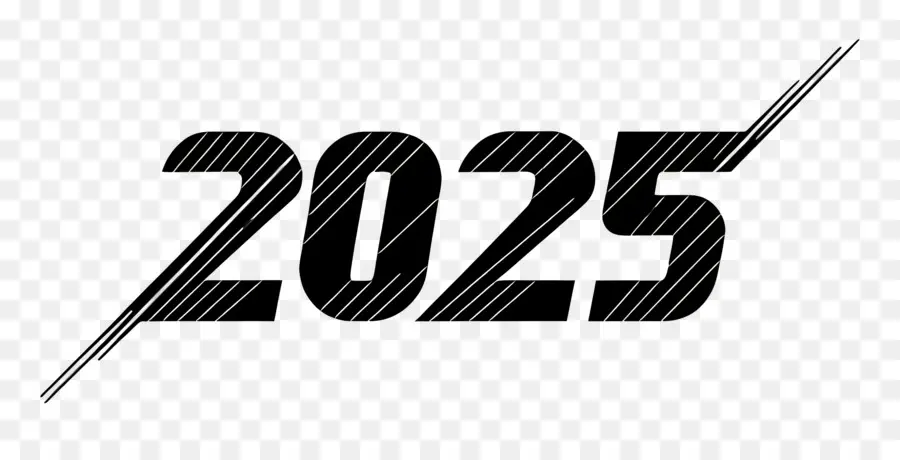 Nouvel An 2025，2025 PNG