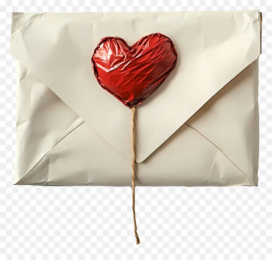 Courrier D'amour，Enveloppe Coeur PNG