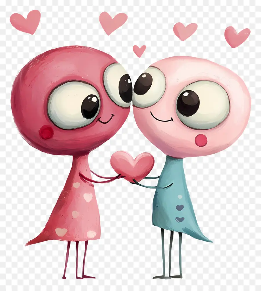 Amour Mignon，Joli Couple PNG