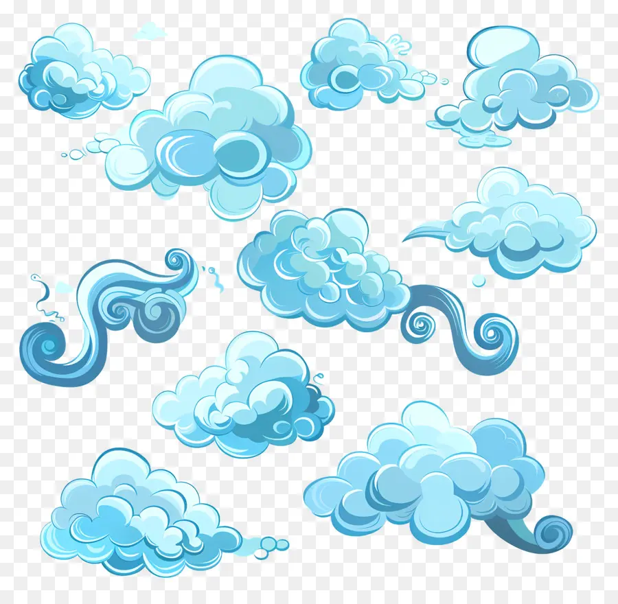 Nuages ​​bleus，Ciel PNG