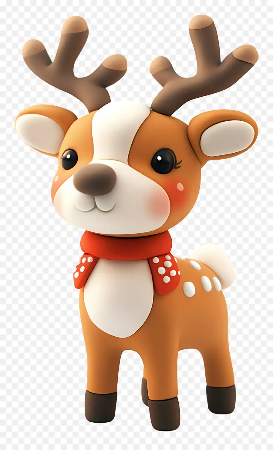 Cerf De Noël，Renne Mignon PNG