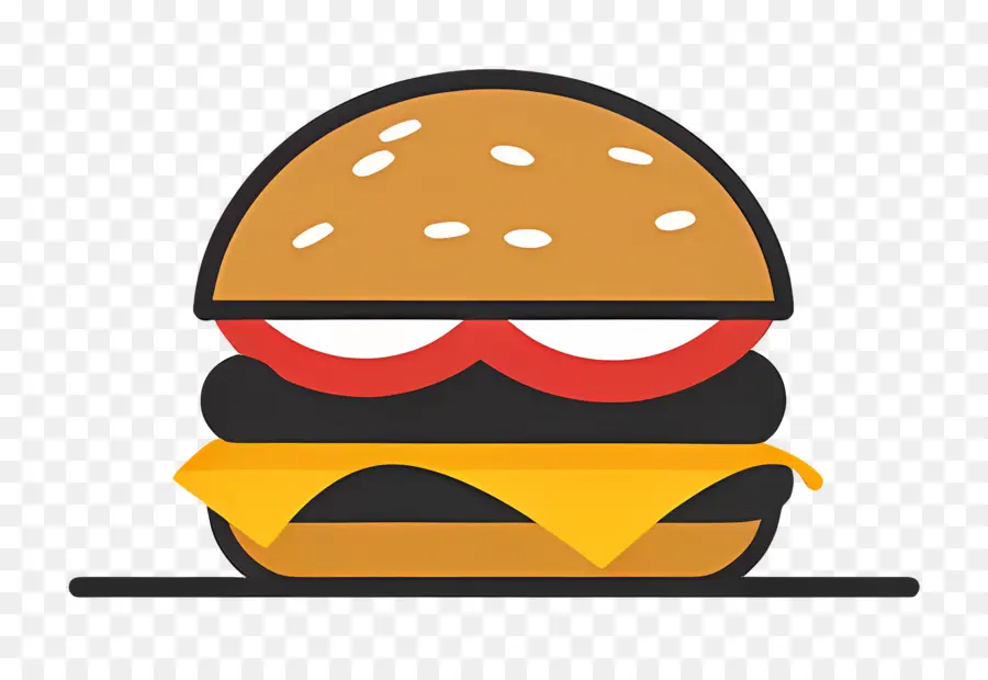 Logo De Hamburger，Hamburger Simple PNG