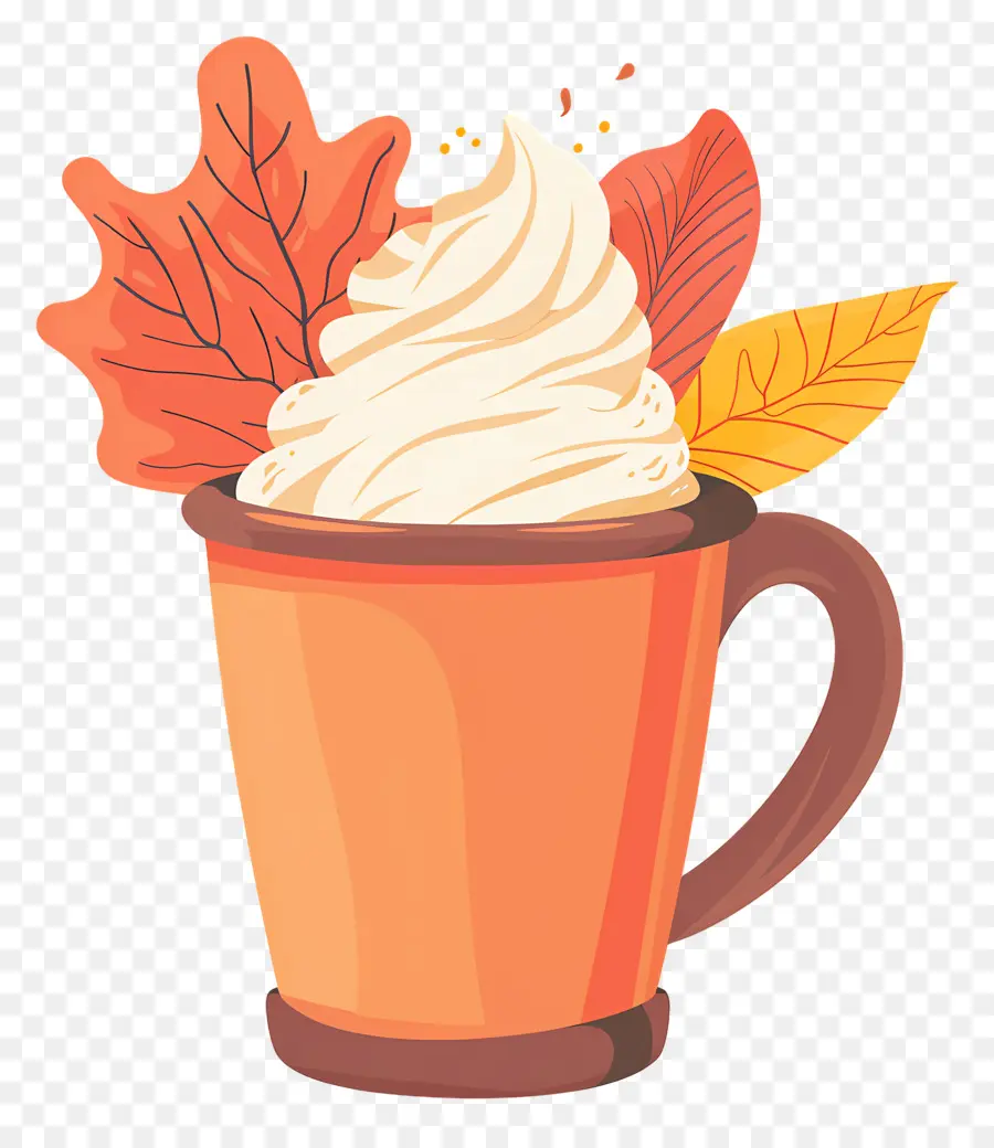 Café D'automne，Tasse à Café D'automne PNG