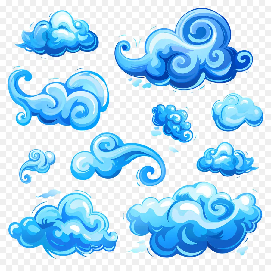 Nuages ​​bleus，Ciel PNG