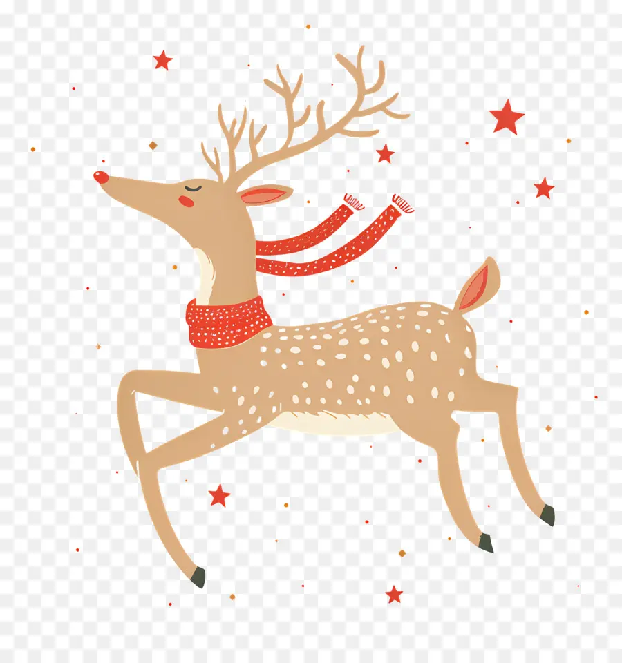 Cerf De Noël，Cerf Simple PNG