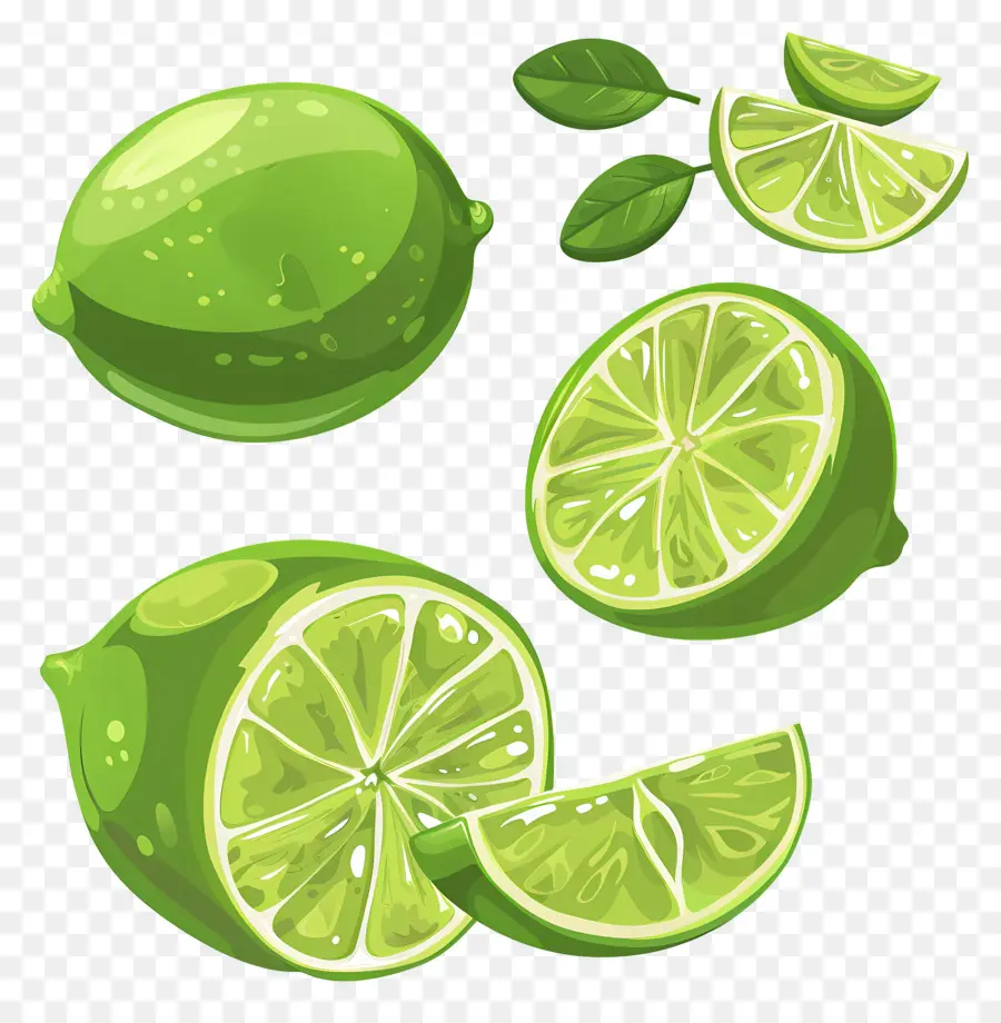 Citron Vert，Citron Vert Et Menthe PNG