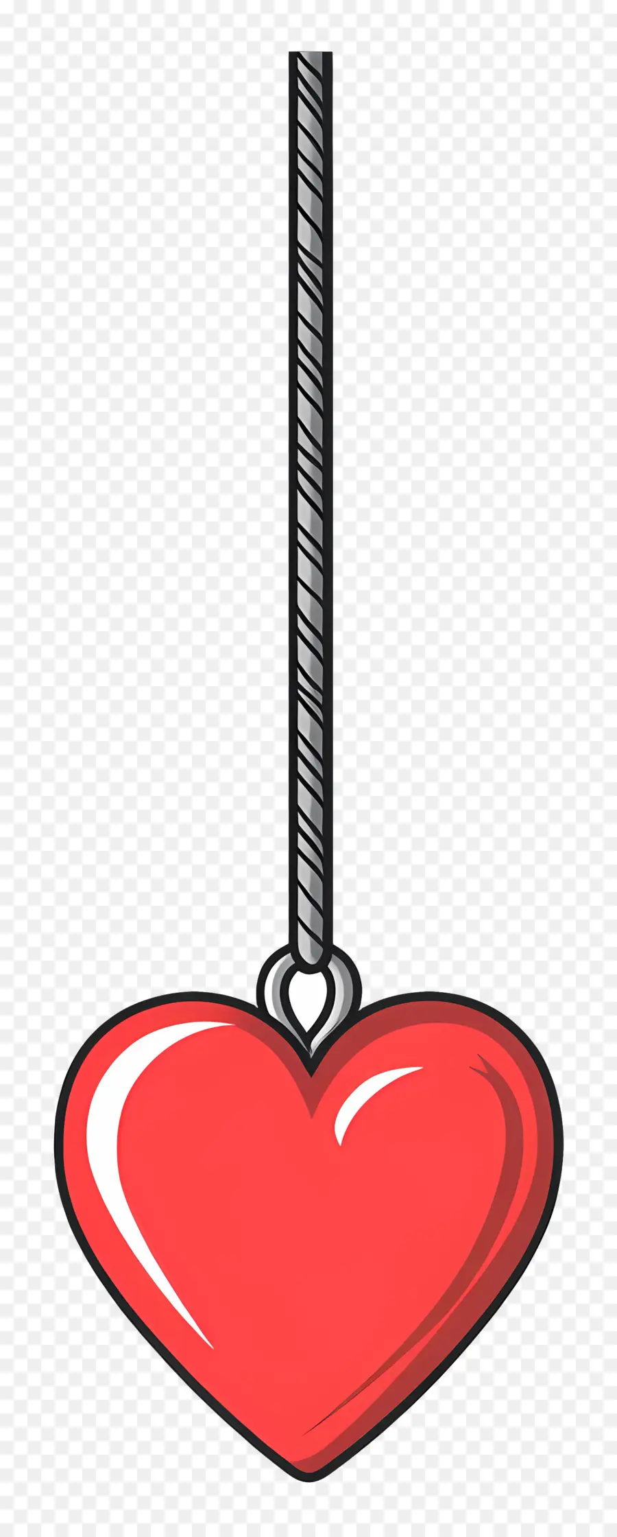 Amour Suspendu，Coeur Suspendu PNG