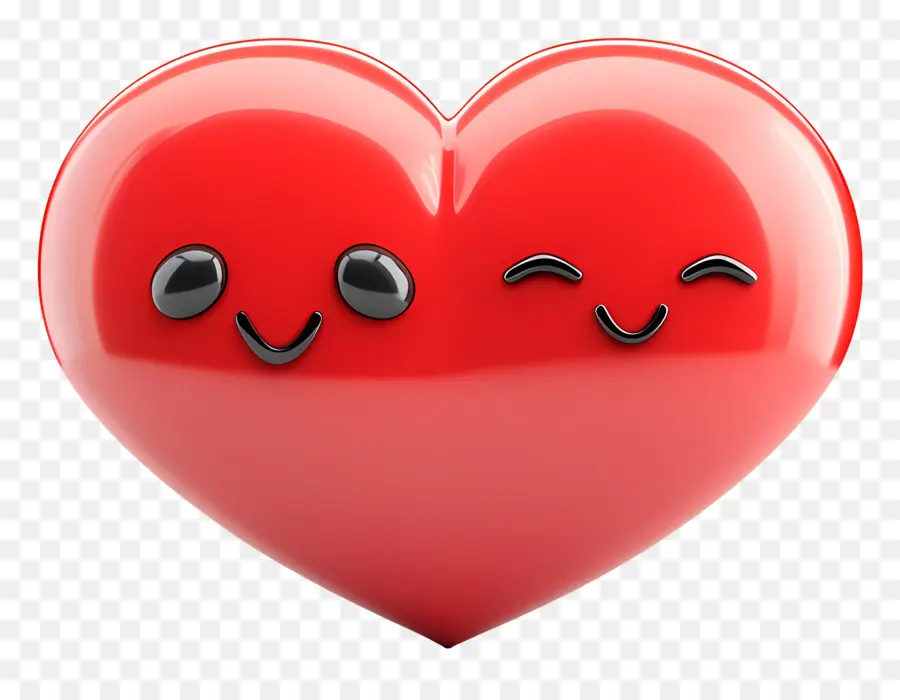 Amour Mignon，Coeur Souriant PNG