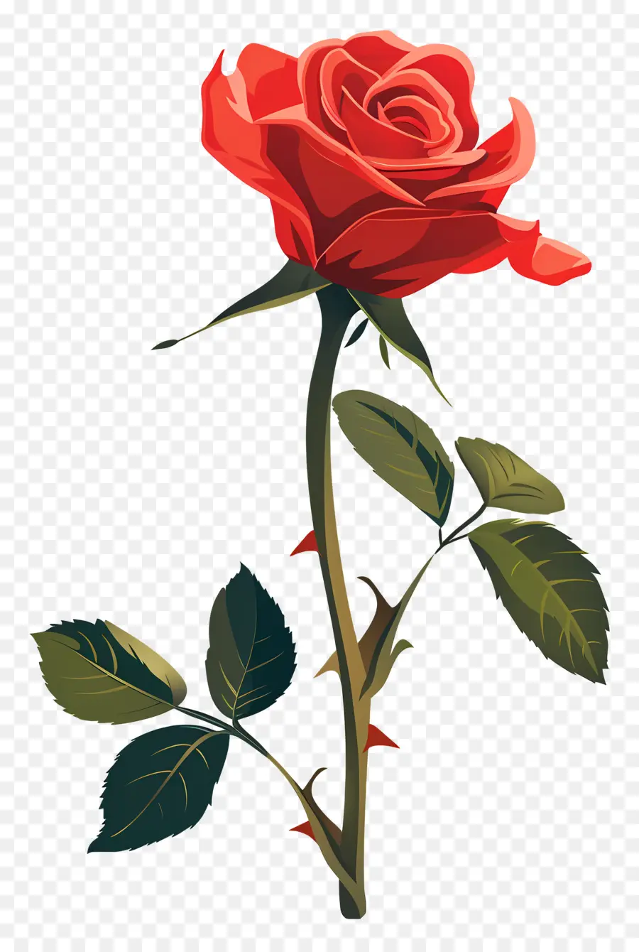 Rose Rouge，Romance PNG