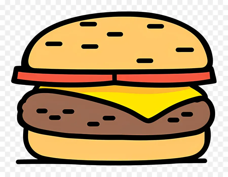 Logo De Hamburger，Hamburger De Dessin Animé PNG