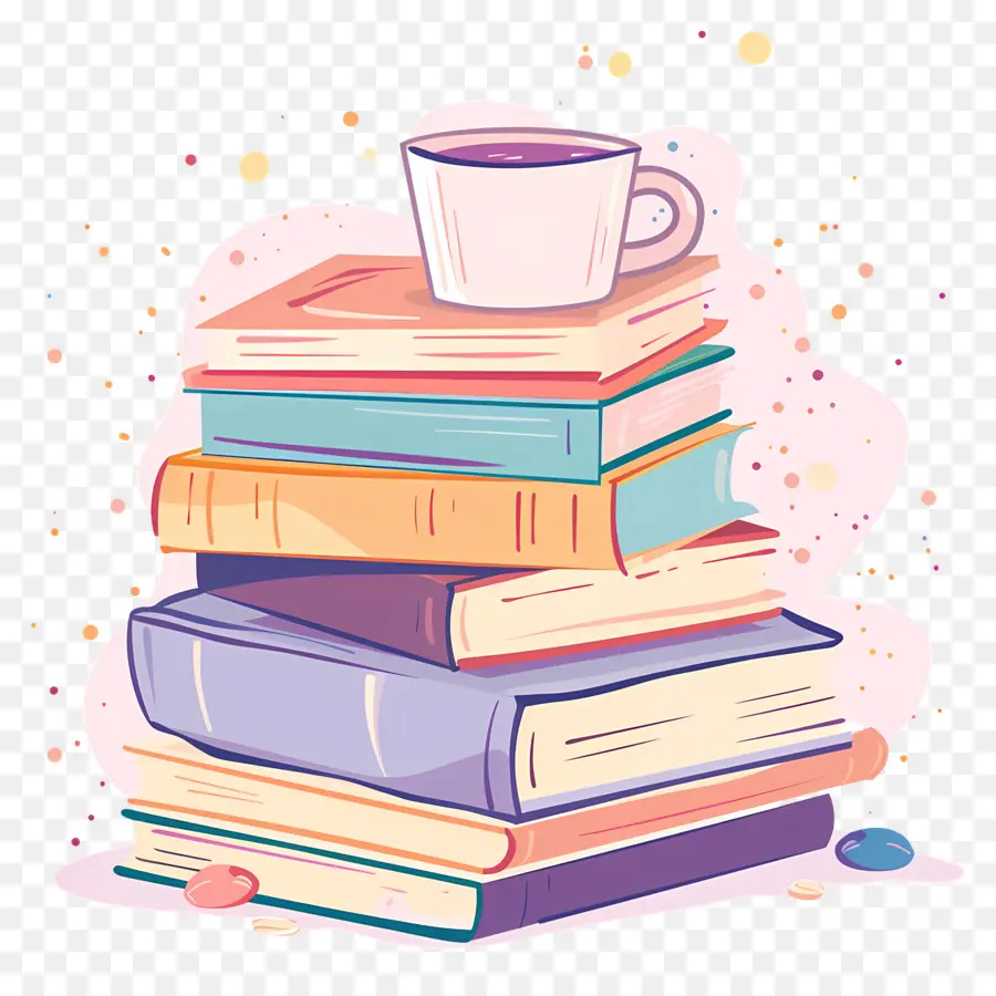 Livre Et Café，Livres Et Café PNG