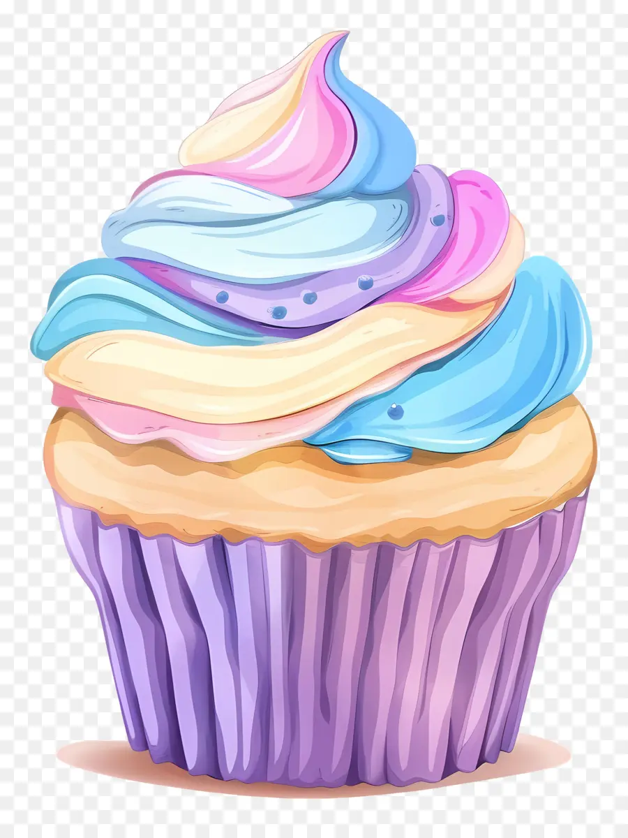 Petit Gâteau Mignon，Cupcake à La Cerise PNG