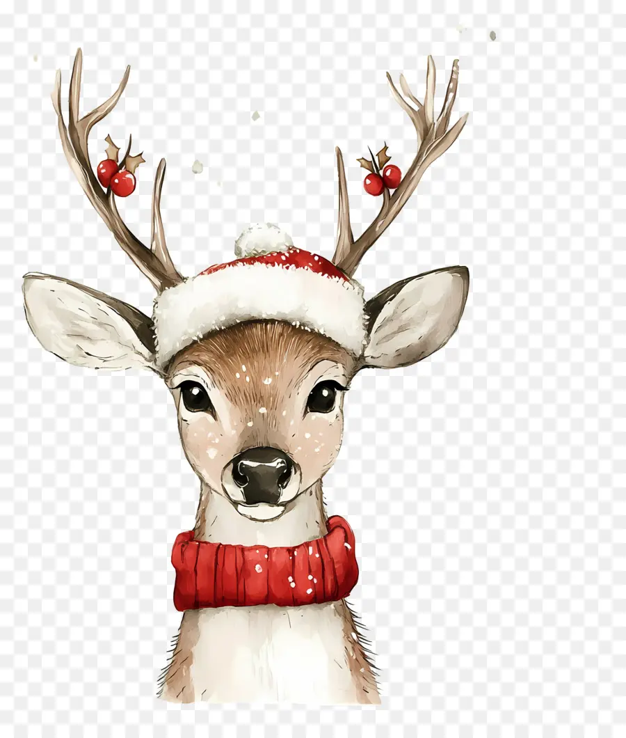 Cerf De Noël，Cerf Réaliste PNG