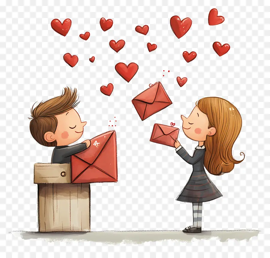 Courrier D'amour，Lettres D'amour PNG