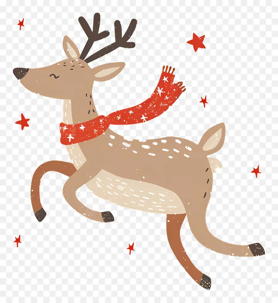 Cerf De Noël，Cerf Simple PNG