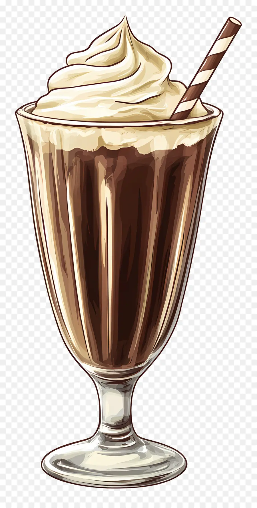 Milk Shake Au Chocolat，Milk Shake PNG