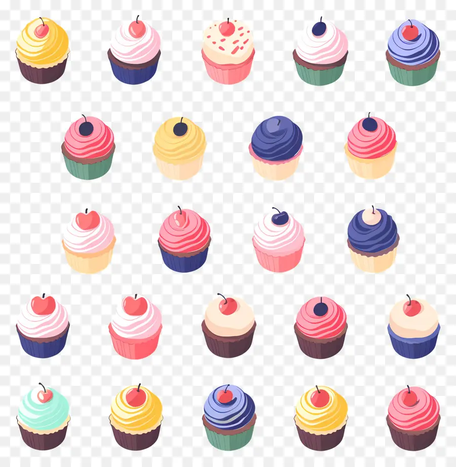 Petits Gâteaux，Petits Gâteaux Colorés PNG